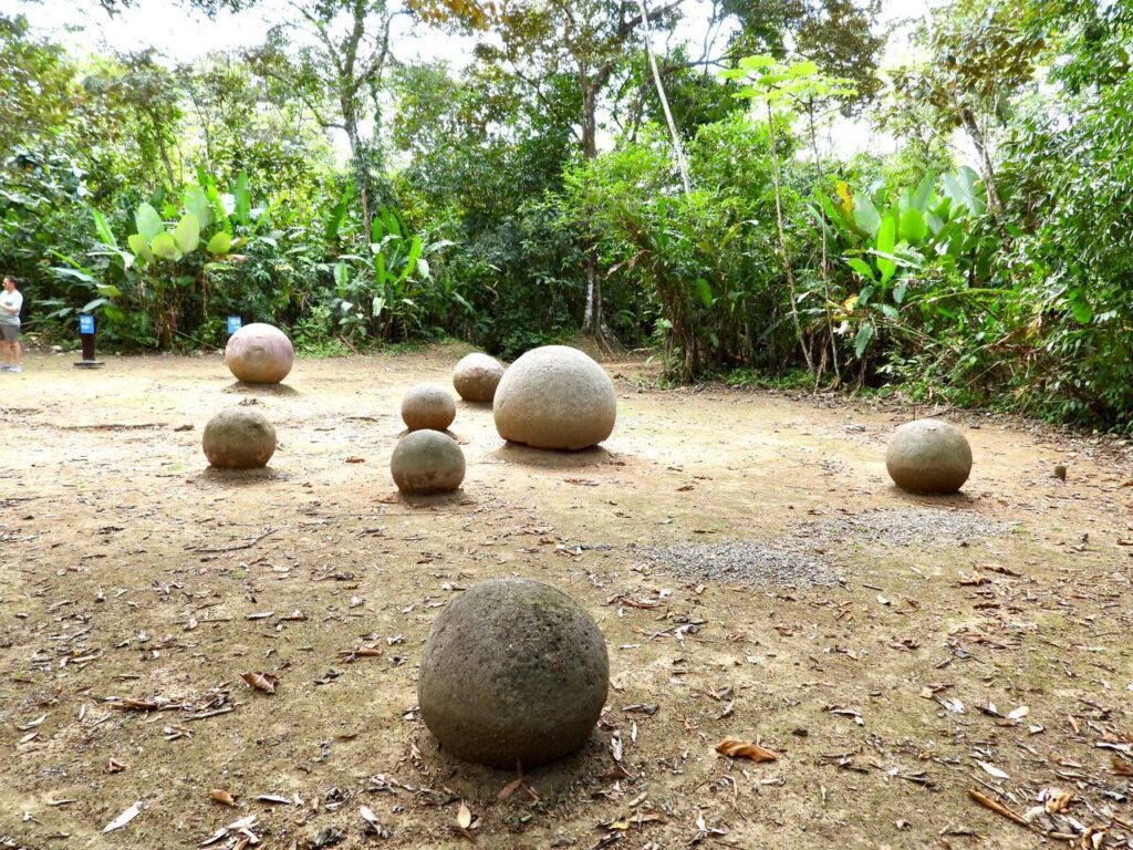 mangrove and stone spheres